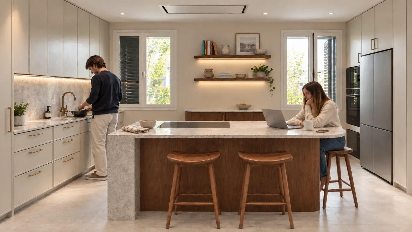 Estudio de cocinas a medida en Madrid, diseñadas para vivir a gusto